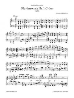 Sämtliche Klavierwerke 1 von Johannes Brahms im Alle Noten Shop kaufen
