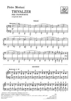 Trivalzer Per Pianoforte a 6 Mani von Pietro Montani 