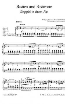 Bastien und Bastienne KV 50 von Wolfgang Amadeus Mozart 