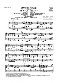 Beatus Vir C-Dur RV 597 Psalm 111 (Antonio Vivaldi) 