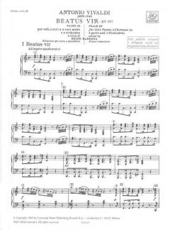 Beatus Vir C-Dur RV 597 Psalm 111 (Antonio Vivaldi) 