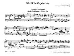 Sämtliche Orgelwerke Band 4 von Johann Ludwig Krebs im Alle Noten Shop kaufen
