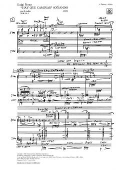 Hay Que Caminar' Sonando Per 2 Vl. Koe 20a von Luigi Nono 