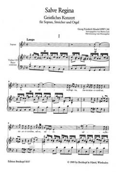 Salve Regina HWV 241 von Georg Friedrich Händel 