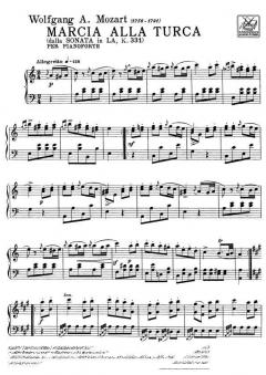 Marcia Alla Turca (Dalla Sonata in La. K. 331) von Wolfgang Amadeus Mozart 