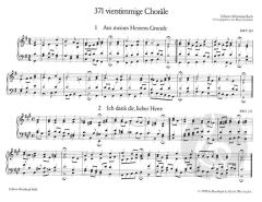 371 4-stimmige Choräle von Johann Sebastian Bach für ein Tasteninstrument (Orgel, Klavier, Cembalo) im Alle Noten Shop kaufen