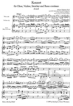 Konzert in d-Moll nach BWV 1060 (J.S. Bach) 