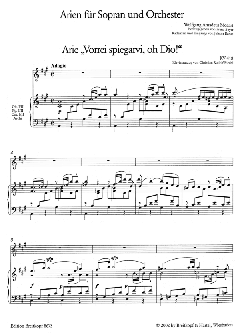 Sämtliche Konzert-Arien für Sopran Band 3 von Wolfgang Amadeus Mozart 