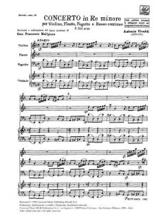 Concerto D-Moll F 12/42 T 354 (Antonio Vivaldi) 