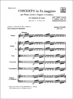 Concerto F-Dur F 6/12 Op. 10/1 La Tempesta Di Mare T 454 (Antonio Vivaldi) 