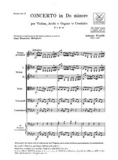 Concerto C-Moll F 1/58 Op. 9/11 T 133 (Antonio Vivaldi) 