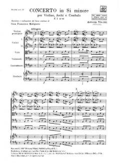 Concerto H-Moll F 1/83 T 179 RV 387 (Antonio Vivaldi) 