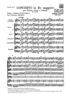 Concerto D-Dur F 1/120 T 286 RV 209 (Antonio Vivaldi) 