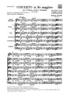 Concerto D-Dur F 1/136 T 312 RV 212a (Antonio Vivaldi) 