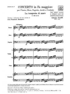 Concerto F-Dur F 12/28 Tempesta Di Mare T 150 (Antonio Vivaldi) 