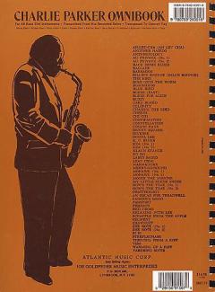 Charlie Parker Omnibook C-Bass 