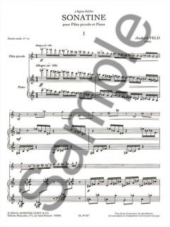 Sonatine pour Flute Piccolo et Piano 