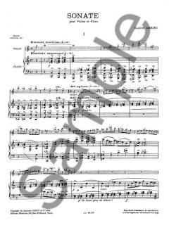 Sonate von Claude Arrieu für Violine und Klavier im Alle Noten Shop kaufen