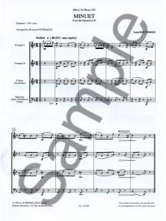 Minuet From The Quintet In E (Luigi Boccherini) 