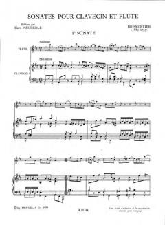 Sonates Op. 91 von Joseph Bodin de Boismortier für Flöte und Cembalo im Alle Noten Shop kaufen