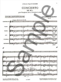 Concerto en Mi Bemol von Alexander Glasunow 