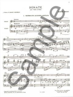 Sonate pour Violon et Piano von Kishio Hirao 