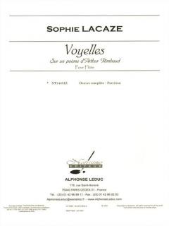 Voyelles, sur un Poeme d'Arthur Rimbaud pour Flute Seule von Sophie Lacaze 