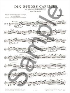 10 Etudes-Caprices de Grande von Aurelio Magnani 
