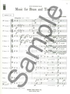 Music For Brass And Timpani 