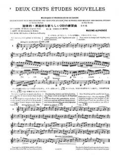 200 Etudes Nouvelles 3 von Maxime-Alphonse für Horn