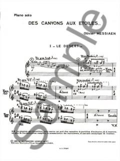 Des Canyons Aux Etoiles von Olivier Messiaen für Klavier solo im Alle Noten Shop kaufen