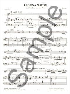 Laguna Madre (3'35'') Pour Saxophone Soprano et Piano von Amy Quate 