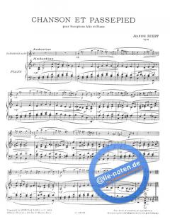 Chanson et Passepied Op. 16 von Jeanine Rueff 