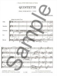 Quintette a Vent von Leon Bates für Holzbläser Quintett im Alle Noten Shop kaufen