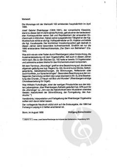 12 Monologe von Joseph Gabriel Rheinberger 