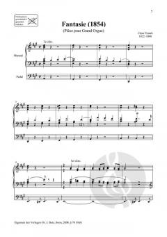 Pièce pour Grand Orgue von Cesar Franck 