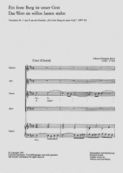 Ein feste Burg; Das Wort sie sollen (J.S. Bach) 