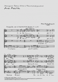 Quinque precationes ad Mariam in memoriam Igor Strawinsky von Heinz Martin Lonquich (Download) 
