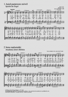 Zwölf polnische Weihnachtslieder von Józef Swider (Download) 