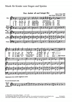 4 Chorsätze für Kinderchor von Kretzschmar, Herbst und Hörbe 