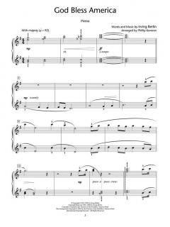 God Bless America And Other Patriotic Piano Duets Level 5 
