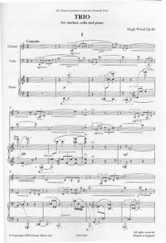 Trio For Clarinet, Cello And Piano Op. 40 (Hugh Wood) 