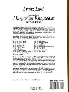 Complete Hungarian Rhapsodies von Franz Liszt 