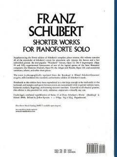 Shorter Works for Pianoforte Solo von Franz Schubert 