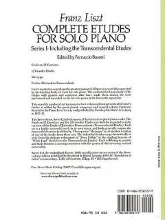 Complete Etudes for Solo Piano Series 1 von Franz Liszt 