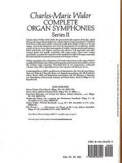 Complete Organ Symphonies Series 2 von Charles-Marie Widor 