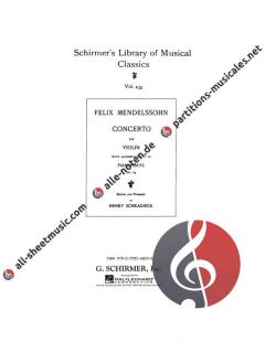Concerto In e Minor Op. 64 von Felix Mendelssohn Bartholdy 