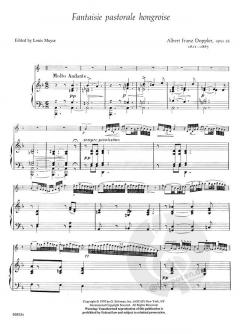 Fantasie Pastorale Hongroise op. 26 von Franz Doppler für Flöte und Klavier im Alle Noten Shop kaufen