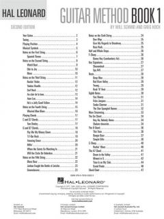Hal Leonard Guitar Method Book 1 Second Edition von Will Schmid 