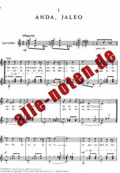 Canciones Espanolas Antiguas (Voice And Guitar) von Federico Garcia Lorca 